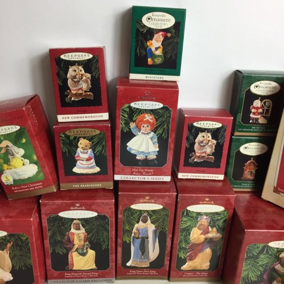 Hallmark Keepsake Ornament Lot Of 20 Christmas Decoration Holiday Ornaments - Picture 3 of 6